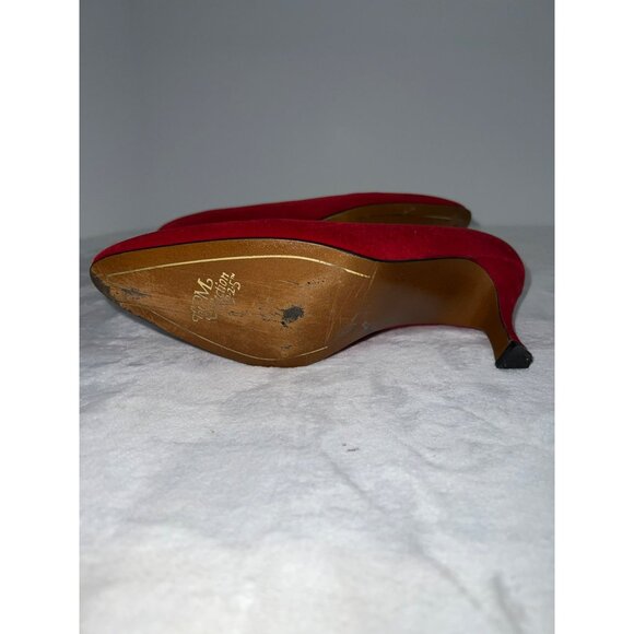 Vintage The PM Collection by 9.2.5 Velvet Heels Size 7.5 - Picture 6 of 10